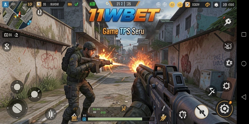 Tampilan gameplay menegangkan dalam 11WBET yang penuh aksi.