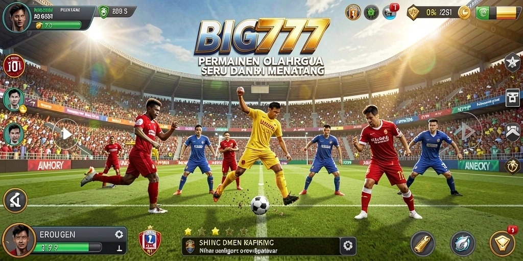 Screenshot BIG777 menampilkan pertandingan olahraga seru dengan grafis menawan.