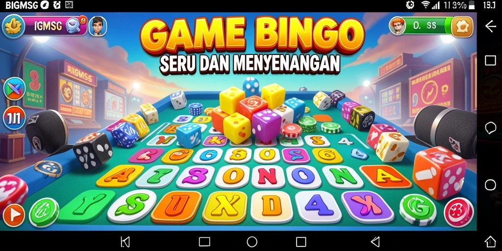 Tampilan gameplay seru Bingo di BIGMSG.