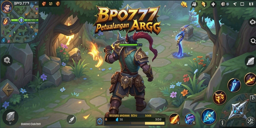 Tampilan gameplay seru BPO777 dalam aksi ARPG.