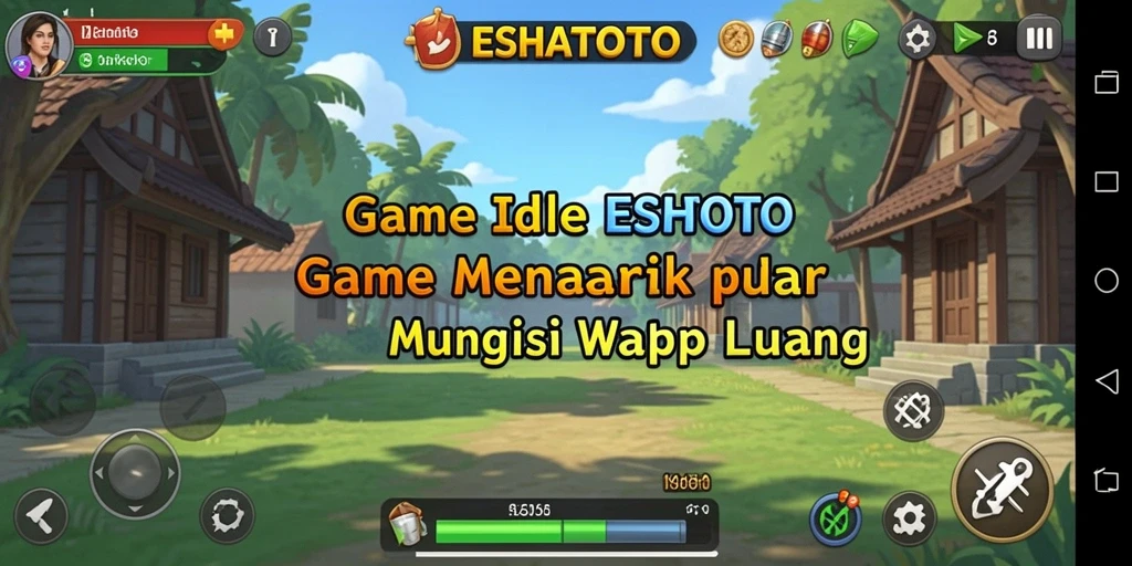 Tampilan menarik dari permainan ESHATOTO dalam mode Idle.