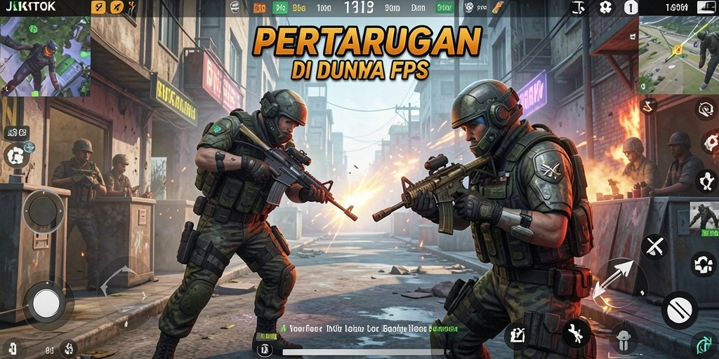 Tangkapan layar menampilkan aksi menarik di JKTOK dengan grafik luar biasa.