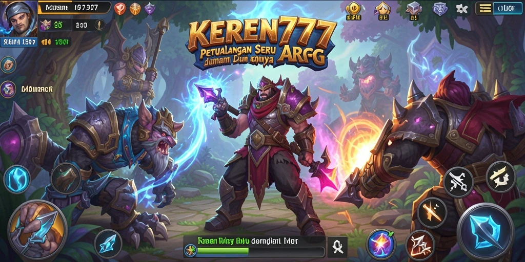 Tampilan gameplay yang memukau dari KEREN777 dalam petualangan ARPG.