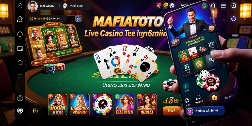 Gameplay menarik dengan dealer langsung di MAFIATOTO.