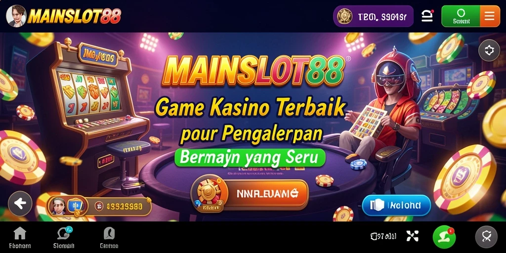Screenshot utama menunjukkan gameplay seru di MAINSLOT88.