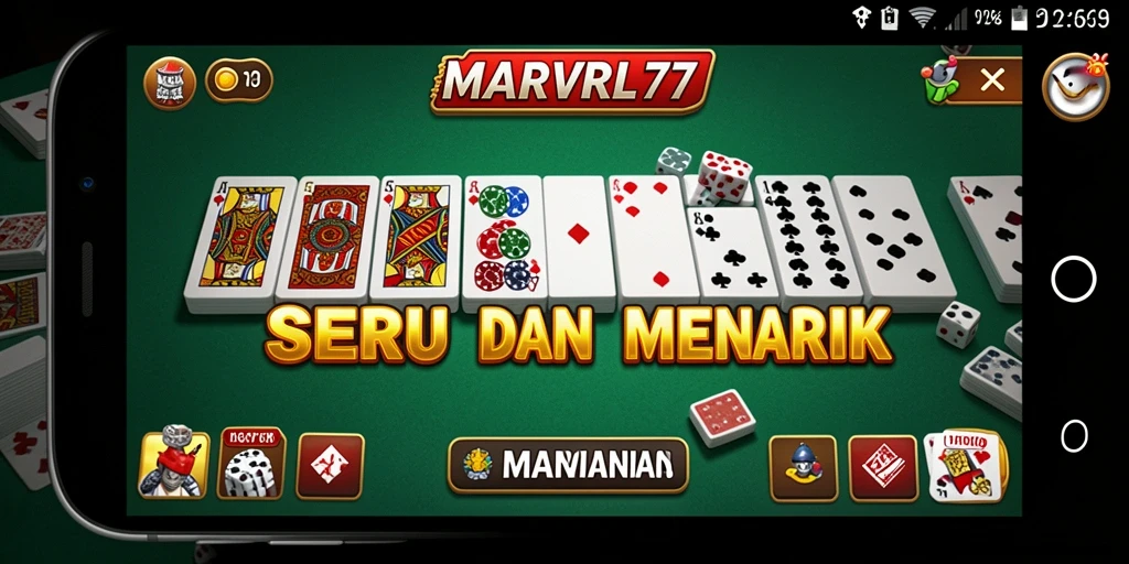 Tampilan gameplay Domino yang mendebarkan dan penuh strategi.