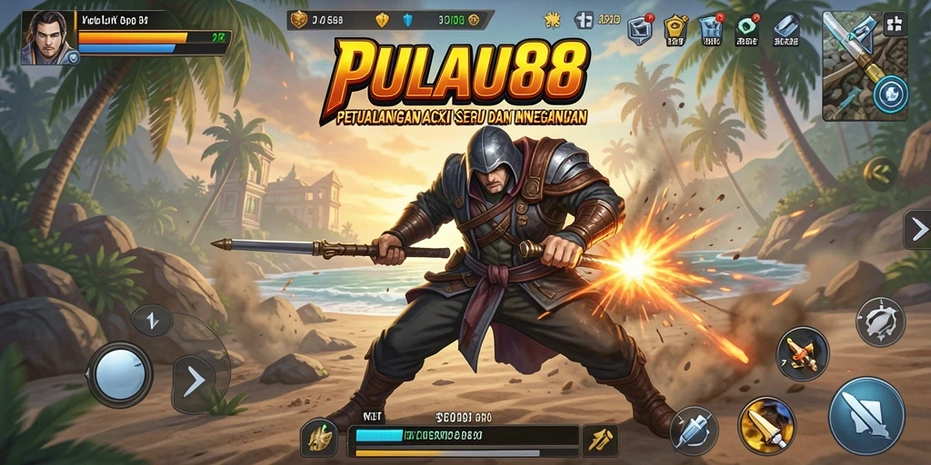 Tampilan gameplay seru dan mendebarkan di PULAU88.