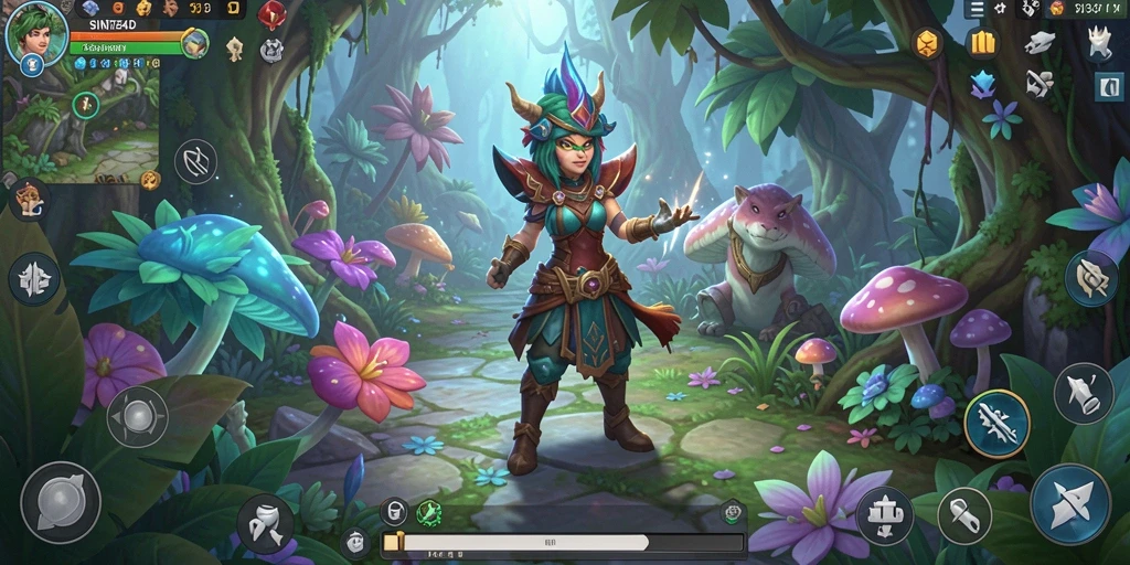 Screenshot menunjukkan gameplay SINTE4D yang penuh petualangan dan tantangan.
