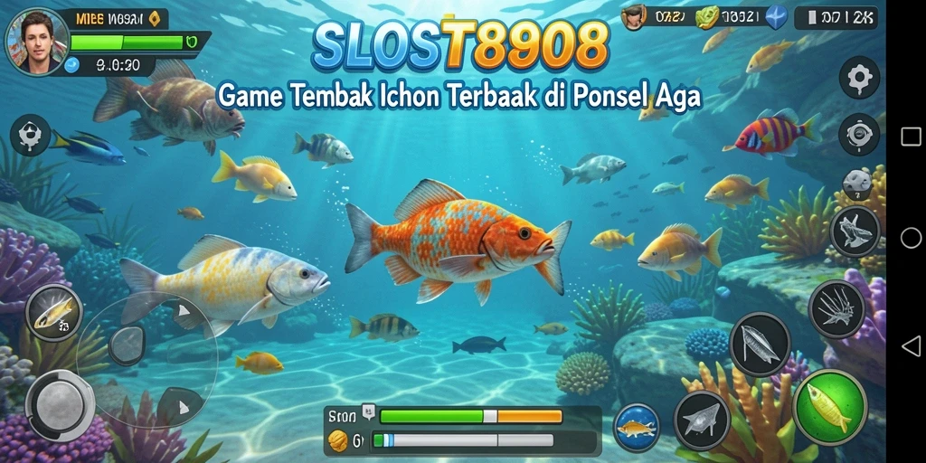 Tampilan gameplay seru Tembak Ikan SLOST8808.