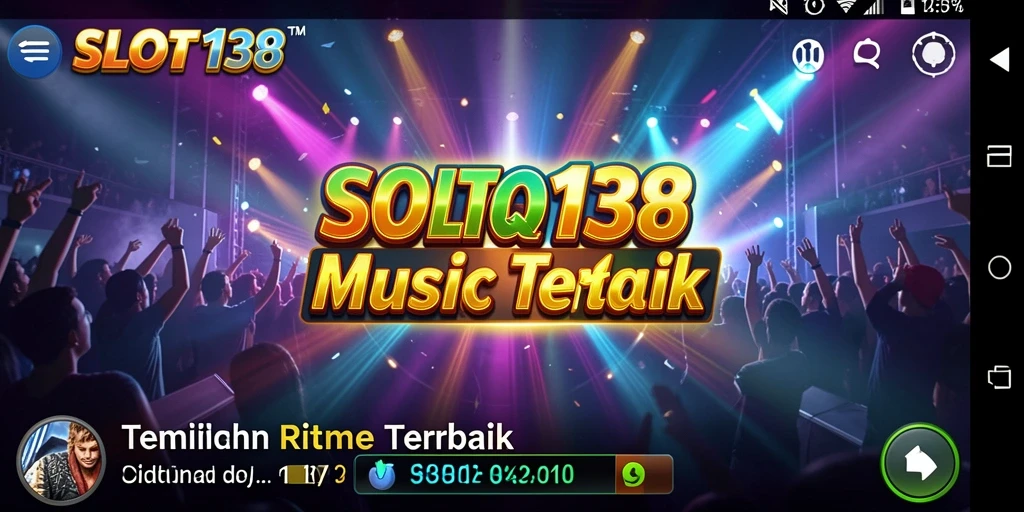 Tampilan dinamis dari gameplay <strong>SLOT138</strong> yang penuh warna dan melodi.