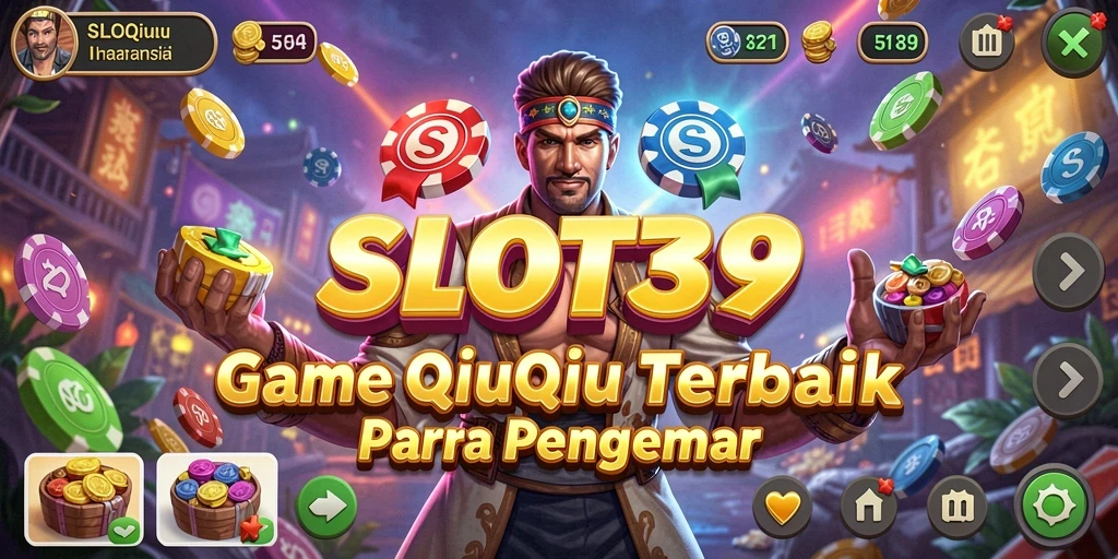 Screenshot menunjukkan gameplay seru dari SLOT39 game QiuQiu.