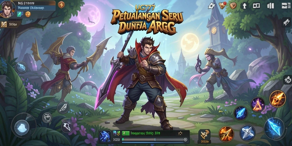 Gameplay UG777 yang mendebarkan dengan aksi pertarungan yang intens.