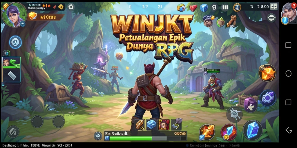 Tampilan gameplay seru dan mendalam dari WINJKT di dunia RPG.